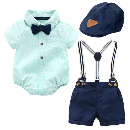 Climbing Clothes For Boys Gentlemen Romper Infant Clothes